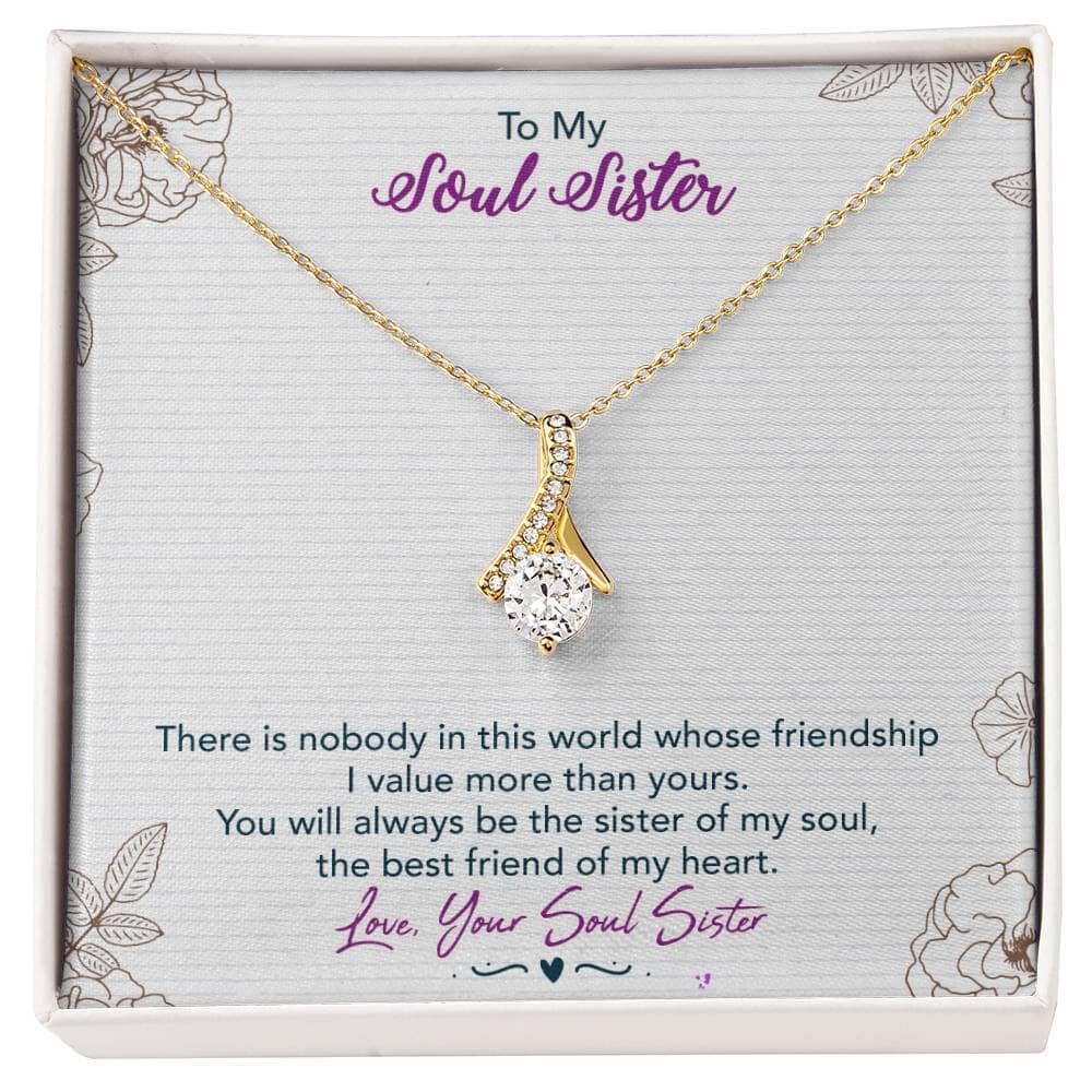 Eternal Bond Ribbon Necklace: A Symbol of Unbreakable Friendship for Y 