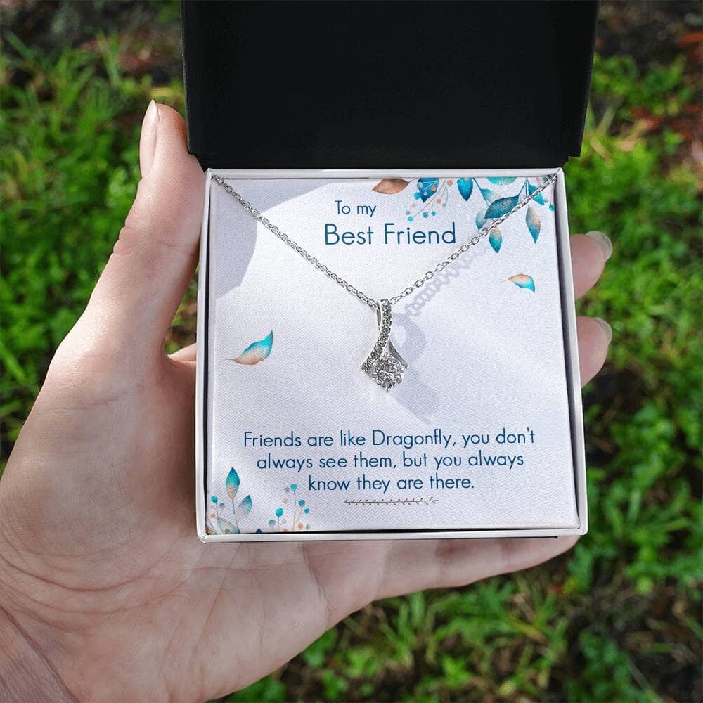 Eternal Bond: The Heartfelt Connection Necklace - Where Elegance Meets Emotion Jewelry/AlluringBeauty ShineOn Fulfillment White Gold Finish Standard Box 