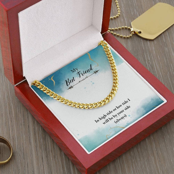 Eternal Bond: The High Tide Friendship Cuban Link Chain Jewelry/Cubanlink ShineOn Fulfillment 