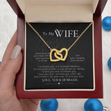 Eternal Bond: The Interlocking Hearts Necklace - A Timeless Expression of Love Jewelry/InterlockingHearts ShineOn Fulfillment 18K Yellow Gold Finish Luxury Box 