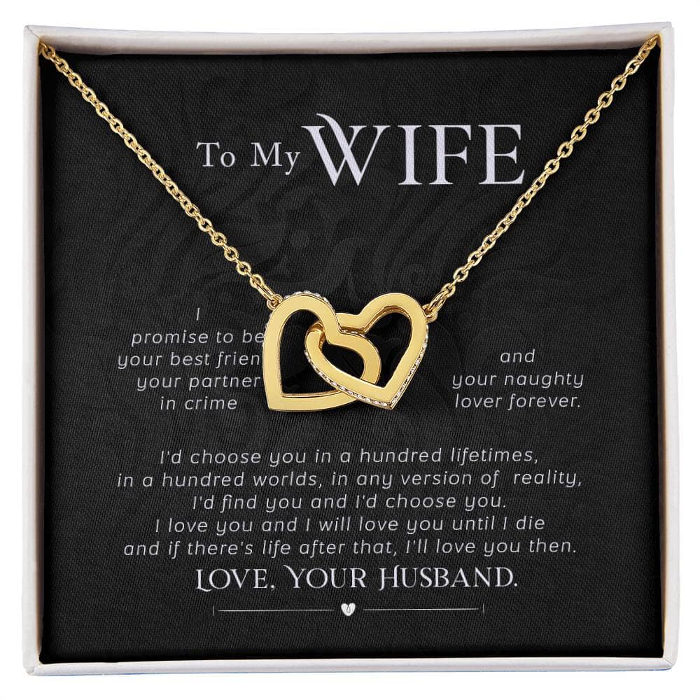 Eternal Bond: The Interlocking Hearts Necklace - A Timeless Expression of Love Jewelry/InterlockingHearts ShineOn Fulfillment 