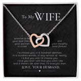 Eternal Bond: The Interlocking Hearts Necklace - A Timeless Expression of Love Jewelry/InterlockingHearts ShineOn Fulfillment 