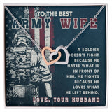 Eternal Bond: The Interlocking Hearts Necklace for the Courageous Army Wife Jewelry/InterlockingHearts ShineOn Fulfillment 