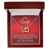 Eternal Bond: The Interlocking Hearts Necklace with Sentimental Love Message Jewelry/InterlockingHearts ShineOn Fulfillment 