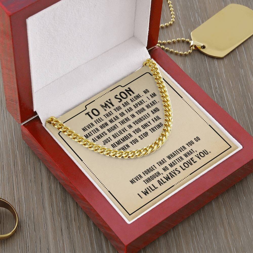 Eternal Bond: The Unbreakable Love Cuban Link Necklace Jewelry/Cubanlink ShineOn Fulfillment 