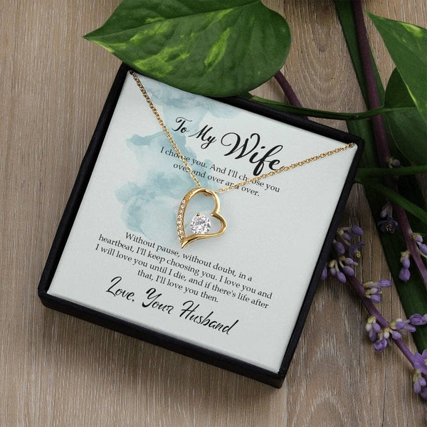 Eternal Embrace Necklace: A Timeless Symbol of Unending Love Jewelry/ForeverLove ShineOn Fulfillment 