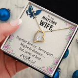 Eternal Embrace Necklace: A Tribute to the Unseen Strength of Military Wives Jewelry/ForeverLove ShineOn Fulfillment 18k Yellow Gold Finish Standard Box 