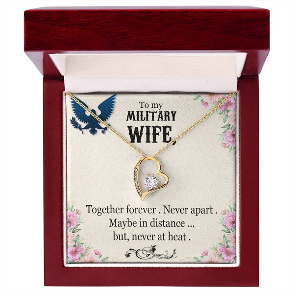 Eternal Embrace Necklace: A Tribute to the Unseen Strength of Military Wives Jewelry/ForeverLove ShineOn Fulfillment 