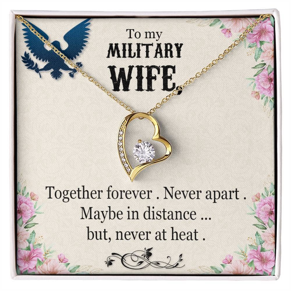 Eternal Embrace Necklace: A Tribute to the Unseen Strength of Military Wives Jewelry/ForeverLove ShineOn Fulfillment 