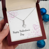 Eternal Embrace: The Alluring Beauty Necklace - A Symbol of Everlasting Love Jewelry/AlluringBeauty ShineOn Fulfillment White Gold Finish Luxury Box 