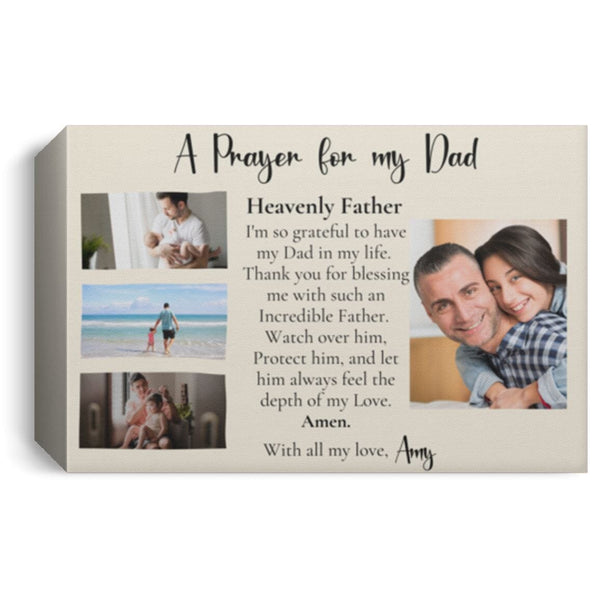 Eternal Gratitude - A Tribute to Dad - The Perfect Gift Canvas CustomCat 