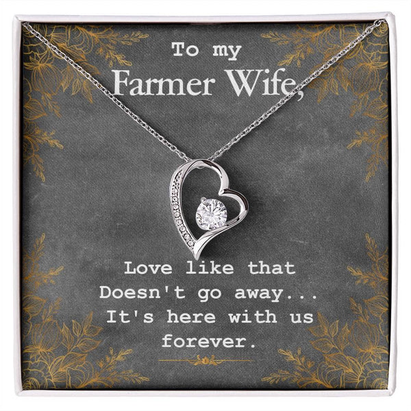 Eternal Harvest Heart Necklace: A Tribute to the Love of a Farmer's Wife Jewelry/ForeverLove ShineOn Fulfillment 