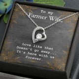 Eternal Harvest Heart Necklace: A Tribute to the Love of a Farmer's Wife Jewelry/ForeverLove ShineOn Fulfillment 