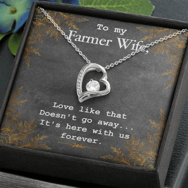 Eternal Harvest Heart Necklace: A Tribute to the Love of a Farmer's Wife Jewelry/ForeverLove ShineOn Fulfillment 