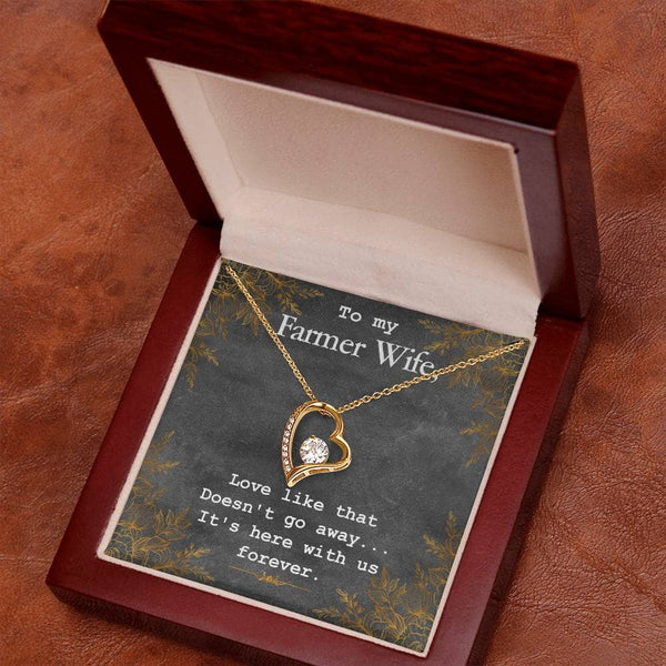 Eternal Harvest Heart Necklace: A Tribute to the Love of a Farmer's Wife Jewelry/ForeverLove ShineOn Fulfillment 