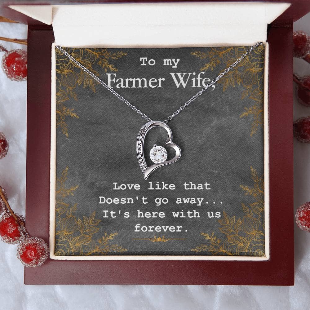 Eternal Harvest Heart Necklace: A Tribute to the Love of a Farmer's Wife Jewelry/ForeverLove ShineOn Fulfillment 