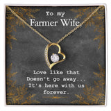 Eternal Harvest Heart Necklace: A Tribute to the Love of a Farmer's Wife Jewelry/ForeverLove ShineOn Fulfillment 