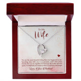 Eternal Heartbeat Necklace: A Dazzling Symbol of Undying Love Jewelry ShineOn Fulfillment 14k White Gold Finish Luxury Box 