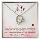 Eternal Heartbeat Necklace: A Dazzling Symbol of Undying Love Jewelry ShineOn Fulfillment 18k Yellow Gold Finish Standard Box 