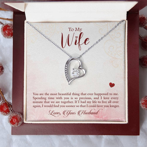 Eternal Heartbeat Necklace: A Dazzling Symbol of Undying Love Jewelry ShineOn Fulfillment 