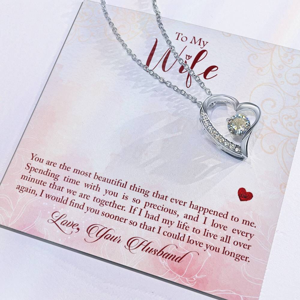 Eternal Heartbeat Necklace: A Dazzling Symbol of Undying Love Jewelry ShineOn Fulfillment 