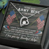 Eternal Heartbeat Necklace: A Symbol of Love for the Army Wife Jewelry/ForeverLove ShineOn Fulfillment 