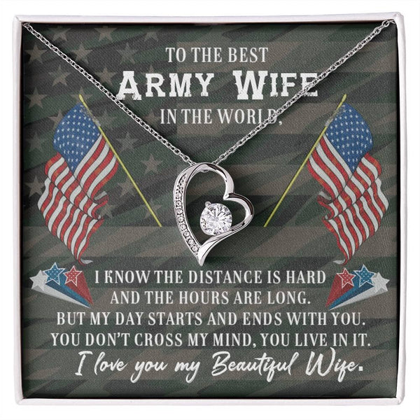 Eternal Heartbeat Necklace: A Symbol of Love for the Army Wife Jewelry/ForeverLove ShineOn Fulfillment 