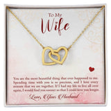 Eternal Hearts Necklace: A Symbol of Timeless Love and Devotion Jewelry/InterlockingHearts ShineOn Fulfillment 