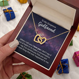 Eternal Love Interlocking Hearts Necklace: A Symbol of Unbreakable Bond Jewelry/InterlockingHearts ShineOn Fulfillment 18K Yellow Gold Finish Luxury Box 