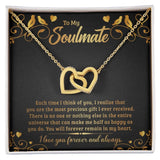 Eternal Love Interlocking Hearts Necklace: A Symbol of Unbreakable Bond Jewelry/InterlockingHearts ShineOn Fulfillment 