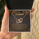 Eternal Love Interlocking Hearts Necklace: A Symbol of Unbreakable Bond Jewelry/InterlockingHearts ShineOn Fulfillment Polished Stainless Steel & Rose Gold Finish Standard Box 