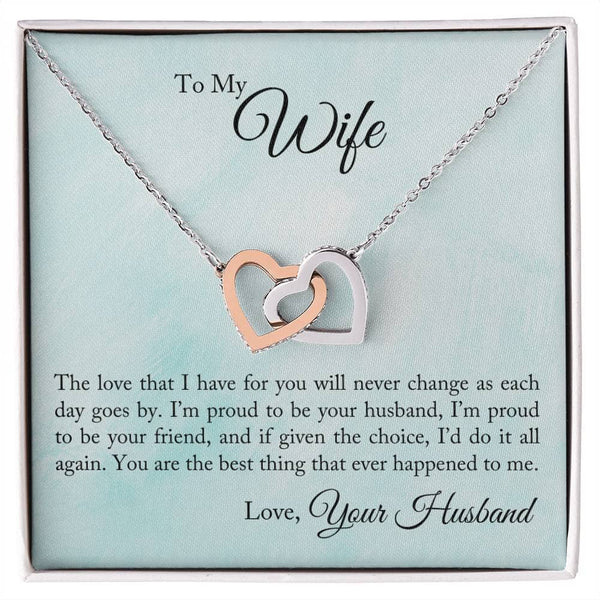 Eternal Love Interlocking Hearts Necklace: A Symbol of Unending Devotion Jewelry/InterlockingHearts ShineOn Fulfillment 