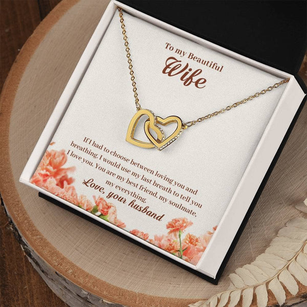 Eternal Love Interlocking Hearts Necklace: A Timeless Symbol of Your Unbreakable Bond Jewelry/AlluringBeauty ShineOn Fulfillment 