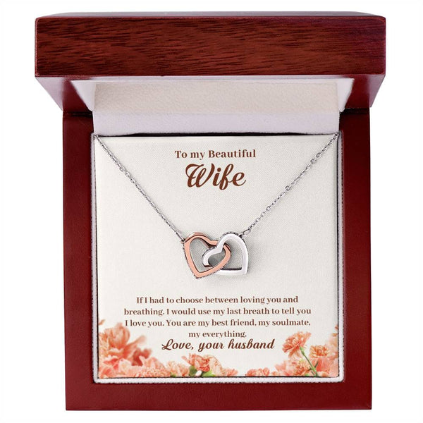 Eternal Love Interlocking Hearts Necklace: A Timeless Symbol of Your Unbreakable Bond Jewelry/AlluringBeauty ShineOn Fulfillment 