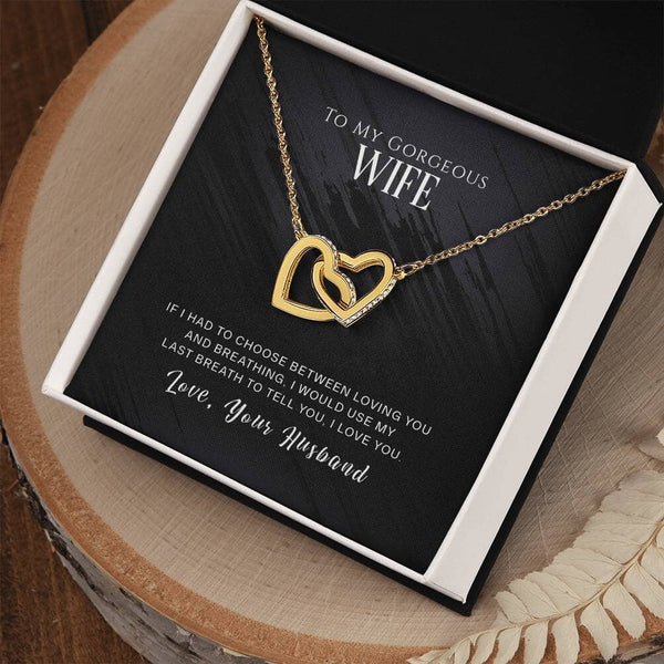 Eternal Love Interlocking Hearts Necklace: A Timeless Symbol of Your Unbreakable Bond Jewelry/InterlockingHearts ShineOn Fulfillment 