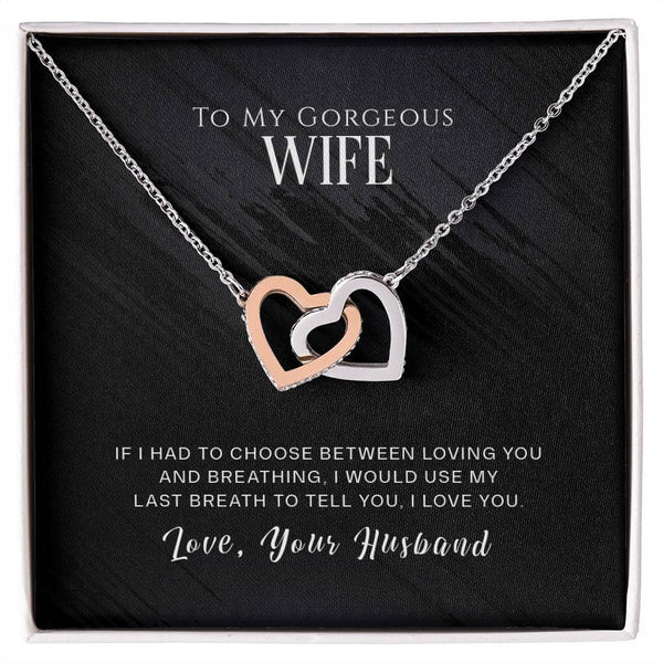 Eternal Love Interlocking Hearts Necklace: A Timeless Symbol of Your Unbreakable Bond Jewelry/InterlockingHearts ShineOn Fulfillment 