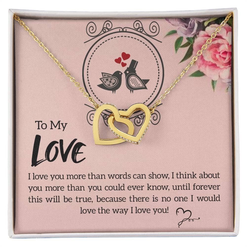 Eternal Love Interlocking Hearts Necklace: Your Timeless Expression of Affection Jewelry/InterlockingHearts ShineOn Fulfillment 