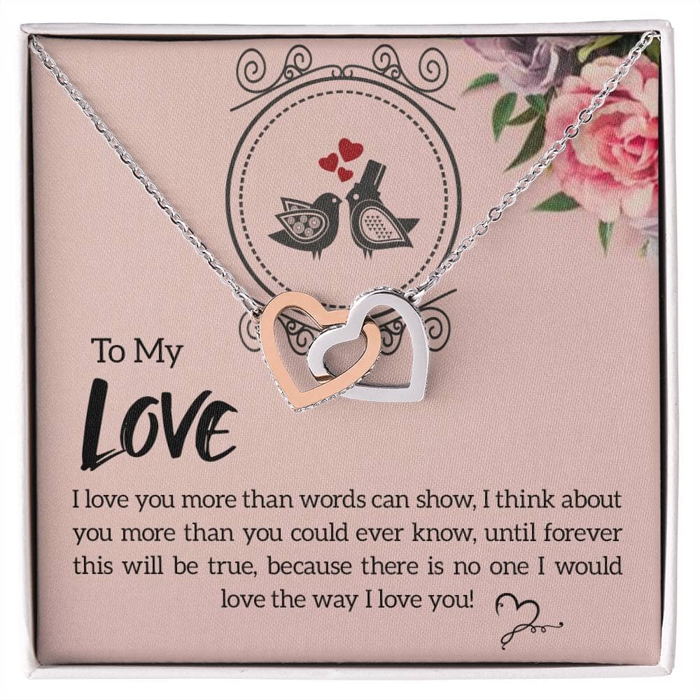 Eternal Love Interlocking Hearts Necklace: Your Timeless Expression of Affection Jewelry/InterlockingHearts ShineOn Fulfillment 