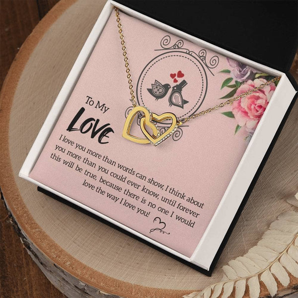 Eternal Love Interlocking Hearts Necklace: Your Timeless Expression of Affection Jewelry/InterlockingHearts ShineOn Fulfillment 