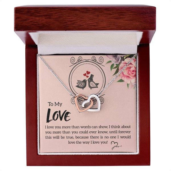 Eternal Love Interlocking Hearts Necklace: Your Timeless Expression of Affection Jewelry/InterlockingHearts ShineOn Fulfillment 