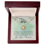 Eternal Love Knot Necklace: A Dazzling Symbol of Unbreakable Bond Jewelry/LoveKnot ShineOn Fulfillment 