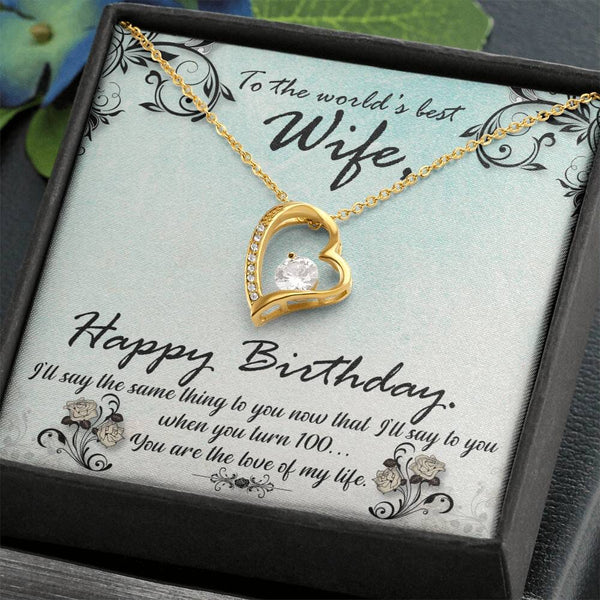 Eternal Love Pendant: A Dazzling Symbol of Unending Affection for the World's Best Wife Jewelry/ForeverLove ShineOn Fulfillment 
