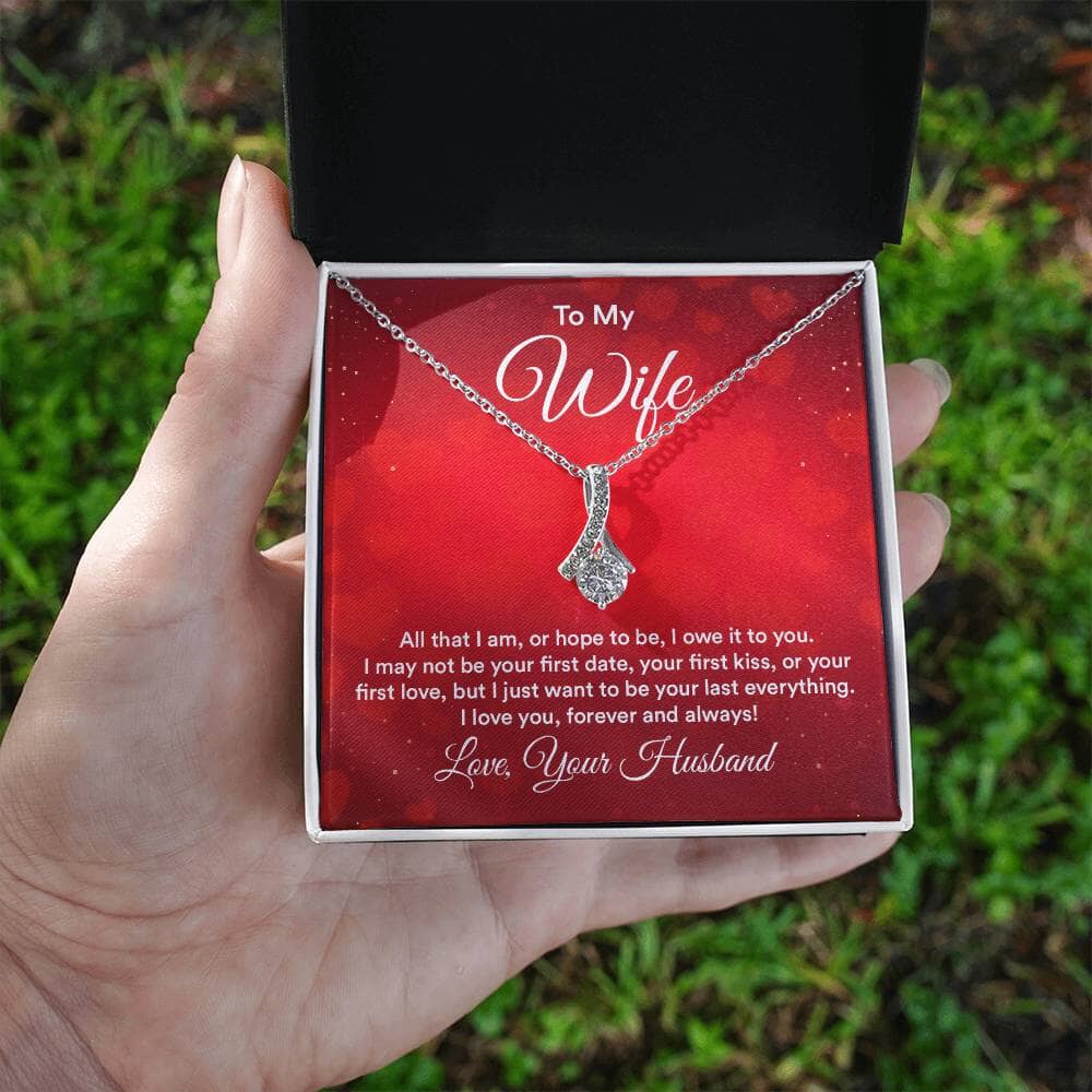 Eternal Love Pendant: The Ultimate Symbol of Your Everlasting Bond Jewelry/AlluringBeauty ShineOn Fulfillment White Gold Finish Standard Box 