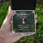 Eternal Love Ribbon Necklace: A Heartfelt Tribute to the Courageous Military Wife Jewelry/AlluringBeauty ShineOn Fulfillment White Gold Finish Standard Box 