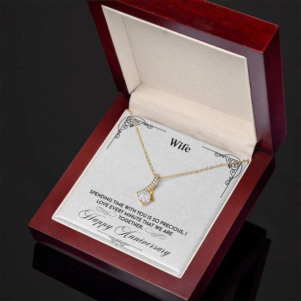 Eternal Love Ribbon Pendant - A Timeless Symbol of Anniversary Devotion Jewelry/AlluringBeauty ShineOn Fulfillment 