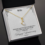 Eternal Love Ribbon Pendant - A Timeless Symbol of Anniversary Devotion Jewelry/AlluringBeauty ShineOn Fulfillment 