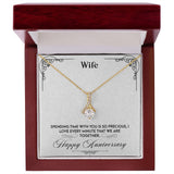 Eternal Love Ribbon Pendant - A Timeless Symbol of Anniversary Devotion Jewelry/AlluringBeauty ShineOn Fulfillment 