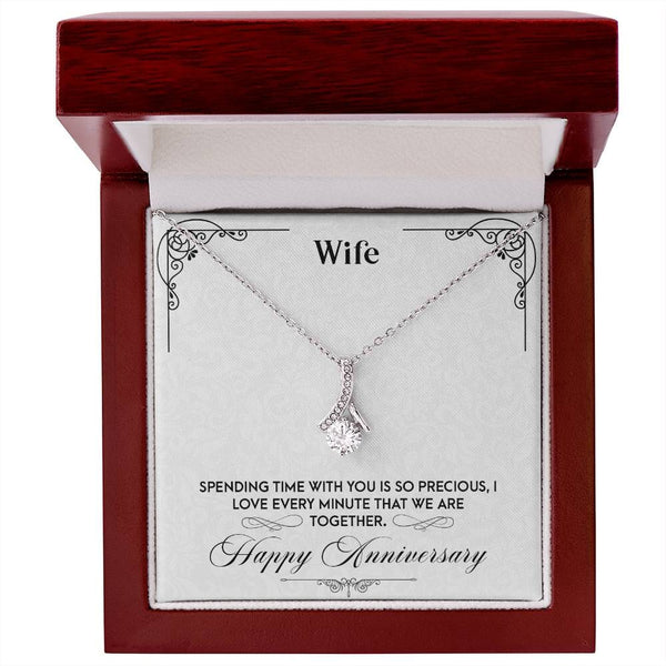 Eternal Love Ribbon Pendant - A Timeless Symbol of Anniversary Devotion Jewelry/AlluringBeauty ShineOn Fulfillment 