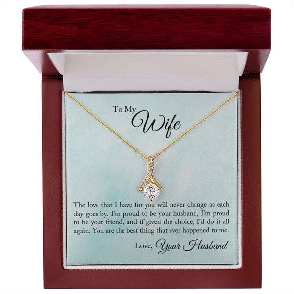 Eternal Love Ribbon Pendant: A Timeless Symbol of Your Everlasting Bond Jewelry/AlluringBeauty ShineOn Fulfillment 