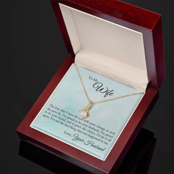 Eternal Love Ribbon Pendant: A Timeless Symbol of Your Everlasting Bond Jewelry/AlluringBeauty ShineOn Fulfillment 